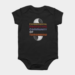 Florida Theme Park Retro Vintage Center Ball Space ship Earth Design Baby Bodysuit